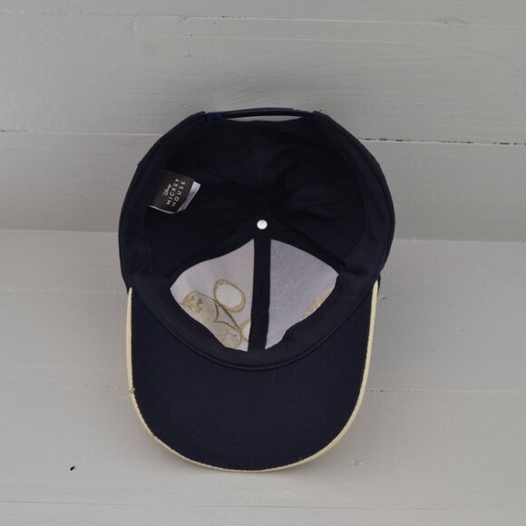 Disney Mickey Mouse Retro Embroider Baseball Hat Cap Adjustable Navy and Tan - Picture 5 of 7